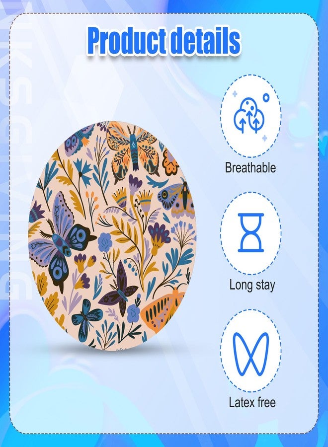 XIHIRCD 25pcs Sensor Covers for CGM Libre 2/3, Sweatproof Blood Sugar Monitor Patch Butterfly Pattern Waterproof Adhesive Patches Sensor Stickers Overpatch Compatible with Libre - Image 4